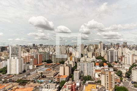 Vista da Suíte de apartamento para alugar com 1 quarto, 27m² em Santa Cecilia, São Paulo