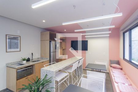 Studio à venda com 26m², 1 quarto e sem vaga Studio à venda com 26m², 1 quarto e sem vagaÁrea comum - Salão de festas