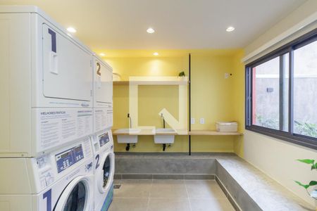Studio à venda com 26m², 1 quarto e sem vaga Studio à venda com 26m², 1 quarto e sem vagaÁrea comum - Lavanderia