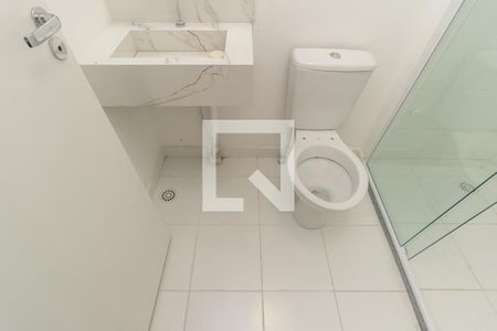 Banheiro de kitnet/studio à venda com 1 quarto, 26m² em Vila Buarque, São Paulo