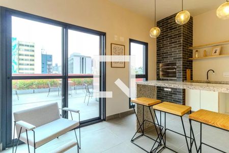 Studio à venda com 26m², 1 quarto e sem vaga Studio à venda com 26m², 1 quarto e sem vagaÁrea comum - Churrasqueira