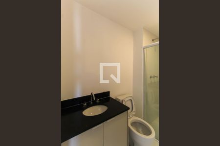 Banheiro de apartamento para alugar com 1 quarto, 26m² em Belenzinho, São Paulo