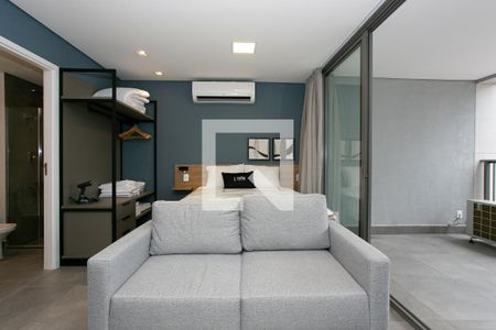 Studio para alugar com 39m², 1 quarto e 1 vaga Studio para alugar com 39m², 1 quarto e 1 vagaStudio - Sofá