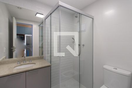 Studio para alugar com 28m², 1 quarto e sem vaga Studio para alugar com 28m², 1 quarto e sem vagaBanheiro