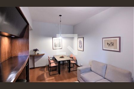 Sala de apartamento para alugar com 1 quarto, 50m² em Funcionários, Belo Horizonte