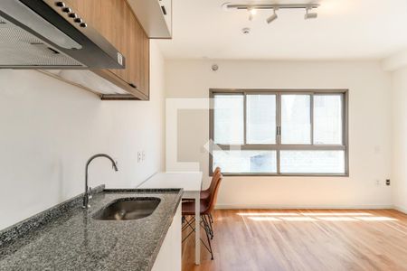 Studio à venda com 25m², 1 quarto e sem vagaCozinha