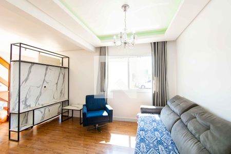 Sala de casa de condomínio à venda com 3 quartos, 142m² em Olaria, Canoas