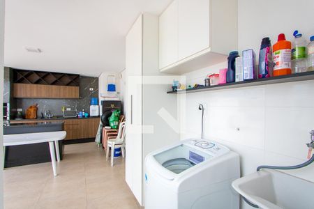 Área de serviço de apartamento para alugar com 3 quartos, 120m² em Jardim Paraiso, Santo André