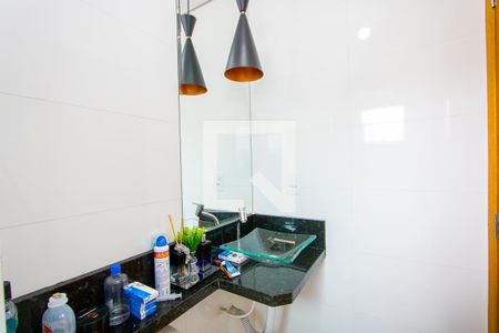 Banheiro social de apartamento para alugar com 3 quartos, 120m² em Jardim Paraiso, Santo André