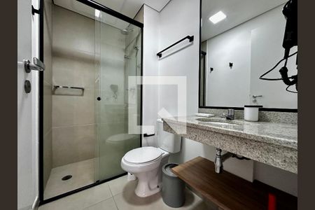 Studio para alugar com 43m², 0 quarto e 1 vaga Studio para alugar com 43m², 0 quarto e 1 vagaBanheiro