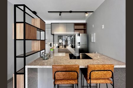 Studio para alugar com 43m², 0 quarto e 1 vaga Studio para alugar com 43m², 0 quarto e 1 vagaCozinha