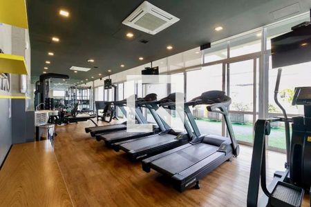 Studio para alugar com 43m², 0 quarto e 1 vaga Studio para alugar com 43m², 0 quarto e 1 vagaAcademia