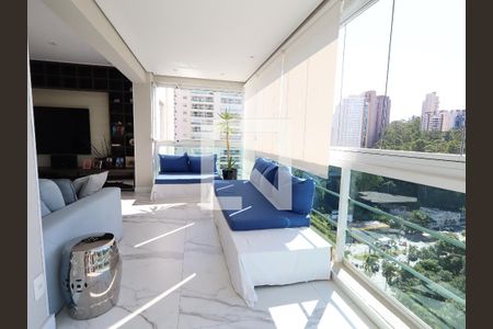 Varanda gourmet de apartamento à venda com 3 quartos, 142m² em Parque do Morumbi, São Paulo