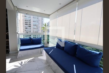 Varanda gourmet de apartamento à venda com 3 quartos, 142m² em Parque do Morumbi, São Paulo