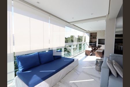 Varanda gourmet de apartamento à venda com 3 quartos, 142m² em Parque do Morumbi, São Paulo