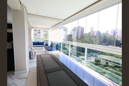 Varanda gourmet de apartamento à venda com 3 quartos, 142m² em Parque do Morumbi, São Paulo