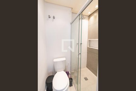 Apartamento à venda com 59m², 2 quartos e 2 vagasBanheiro da suíte