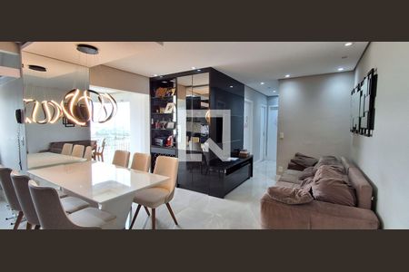 Sala de apartamento à venda com 3 quartos, 66m² em Santa Maria, Santo André