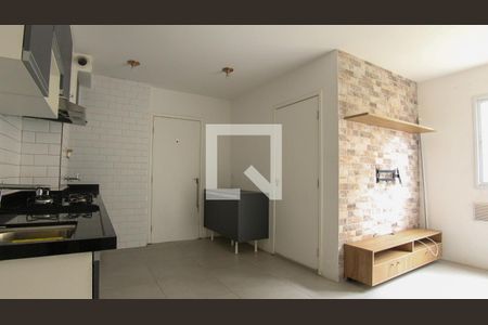 Sala/Cozinha de apartamento à venda com 1 quarto, 42m² em Sítio da Figueira, São Paulo