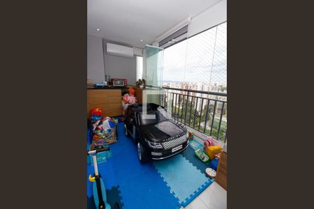 Varanda da Sala de apartamento para alugar com 2 quartos, 87m² em Jardim Caboré, São Paulo