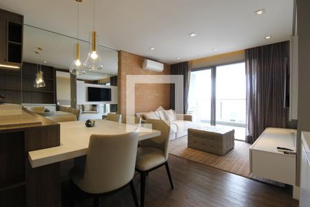 Sala de apartamento à venda com 1 quarto, 65m² em Vila Nova Conceição, São Paulo