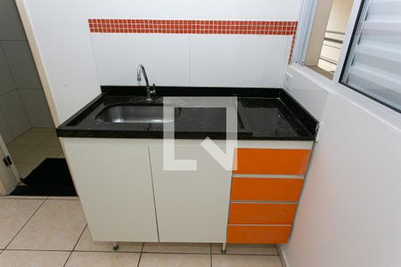 Cozinha de kitnet/studio para alugar com 1 quarto, 20m² em Vila Prudente, São Paulo