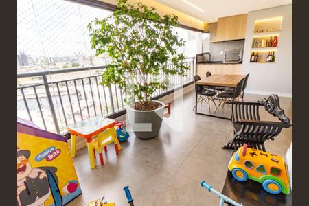 Varanda de apartamento à venda com 3 quartos, 105m² em Brás, São Paulo