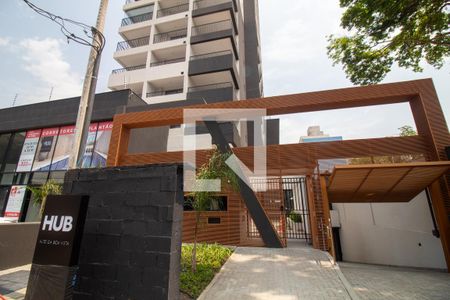 Studio à venda com 23m², 1 quarto e sem vagaFachada e portaria