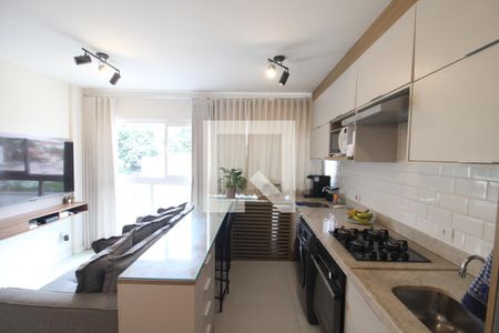 Sala / Cozinha de apartamento para alugar com 2 quartos, 40m² em Jardim Paraíso, São Paulo