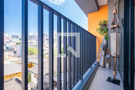 Sala/Cozinha - Varanda de apartamento à venda com 1 quarto, 29m² em Vila Madalena, São Paulo