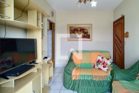 Sala de apartamento para alugar com 2 quartos, 80m² em Guilhermina, Praia Grande