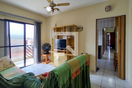 Sala de apartamento para alugar com 2 quartos, 80m² em Guilhermina, Praia Grande