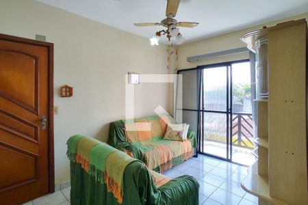 Sala de apartamento para alugar com 2 quartos, 80m² em Guilhermina, Praia Grande