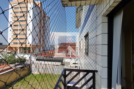 Sacada da sala de apartamento para alugar com 2 quartos, 80m² em Guilhermina, Praia Grande