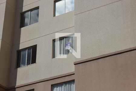 Apartamento para alugar com 53m², 2 quartos e 1 vagaFachada do bloco e Placa