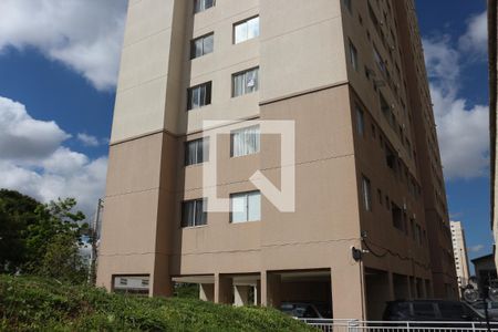 Apartamento para alugar com 53m², 2 quartos e 1 vagaFachada do bloco e Placa