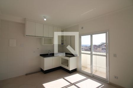 Sala/Cozinha de apartamento para alugar com 1 quarto, 37m² em Vila Planalto, São Bernardo do Campo