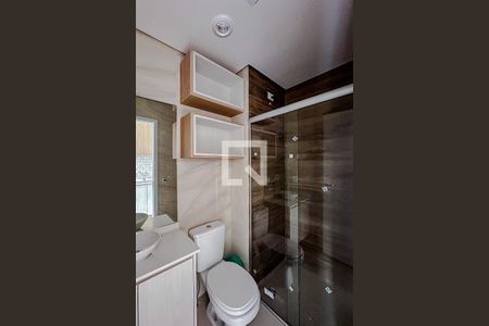 Banheiro de apartamento para alugar com 1 quarto, 27m² em Cambuci, São Paulo