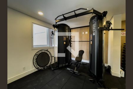 Apartamento para alugar com 28m², 1 quarto e sem vaga Apartamento para alugar com 28m², 1 quarto e sem vagaÁrea Comum - Academia