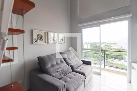 Sala de apartamento para alugar com 1 quarto, 52m² em Anhangabaú, Jundiaí