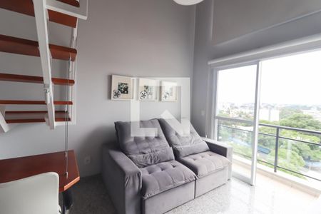 Sala de apartamento para alugar com 1 quarto, 52m² em Anhangabaú, Jundiaí
