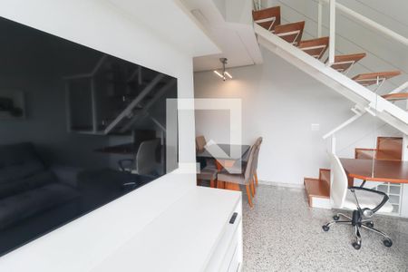 Sala de apartamento para alugar com 1 quarto, 52m² em Anhangabaú, Jundiaí