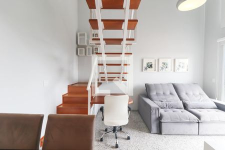 Sala de apartamento para alugar com 1 quarto, 52m² em Anhangabaú, Jundiaí