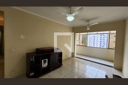 Sala de apartamento para alugar com 2 quartos, 90m² em José Menino, Santos