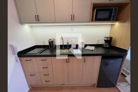 Cozinha de kitnet/studio à venda com 1 quarto, 25m² em Liberdade, São Paulo