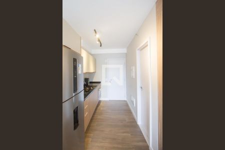 Cozinha de kitnet/studio à venda com 1 quarto, 28m² em Santo Amaro, São Paulo