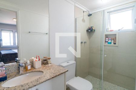 Banheiro da Suíte de apartamento à venda com 2 quartos, 64m² em Campo Belo, São Paulo