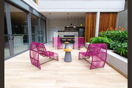 Studio à venda com 23m², 1 quarto e sem vagaÁrea Gourmet