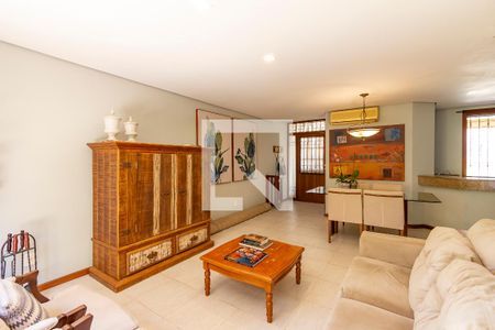 Sala de casa de condomínio à venda com 3 quartos, 219m² em Tristeza, Porto Alegre