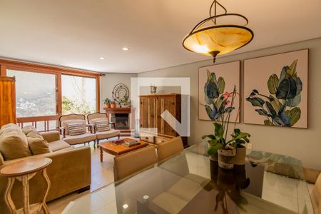 Sala de casa de condomínio à venda com 3 quartos, 219m² em Tristeza, Porto Alegre